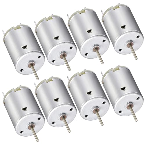 8Pack DC Motor 3V-12V 280 Micro Motor for DIY Airplane RC Boat Toys