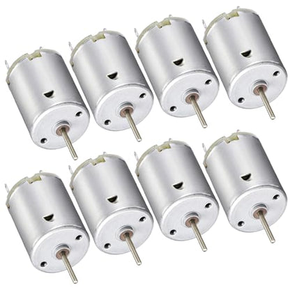 8Pack DC Motor 3V-12V 280 Micro Motor for DIY Airplane RC Boat Toys