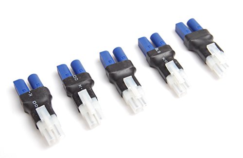 Lot (5) Male Tamiya to Female EC5 Adapter RC Power Connector FPV Drone Power