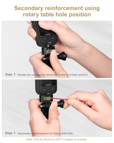 Camera Tripod Adapter, 2pcs 1/4" Adapter Screw Head Camera Mount Compatible with Insta 360/Gopro Hero/Sjcam Action Cameras and Other Standard 1/4" Accessories, Quarter Inch Mount for GoPro Ecosystem. - size: 2-prongs interface*2