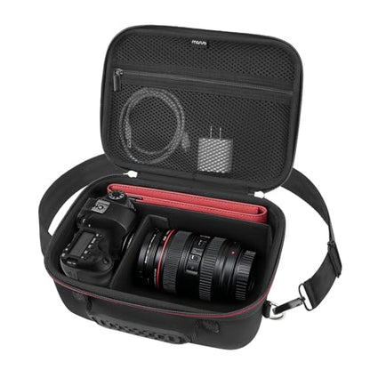 MOSISO Hard Shell Digital Camera Case, Travel Carrying EVA Case, Black