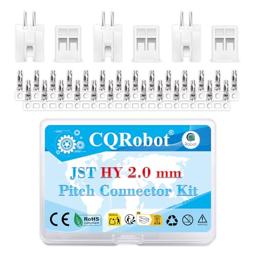 CQRobot JST HY 2.0mm Pitch 2-Pin Electronic Computer Connector Adapter - size: 2P, style: HY