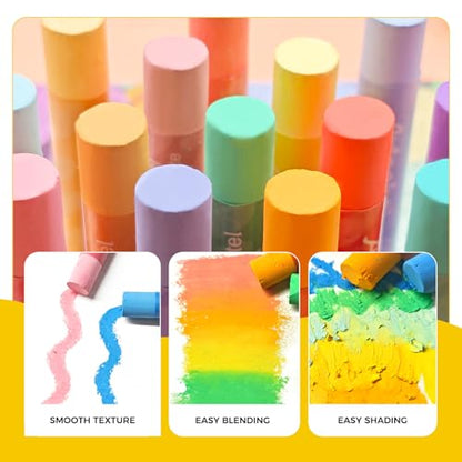 Artecho Macaron Oil Pastels Set of 36 Colors (10 x 70 mm)