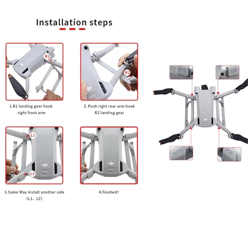 Lito 1 Landing Gear for DJI Lito X1 /1 Extensions Feet Leg Bottom Protector
