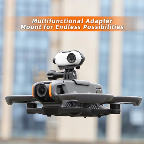 Extension Mount Adapter+ Led Light Kit for DJI Avata 2, Drone Search Light Strobe Light+Camera Mount Bracket for DJI Avata 2 - color: Stand Kit