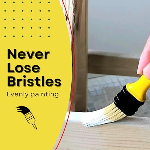 Not Chip Brush Set 4 inch 20 Pack, Never Lose Bristles - size: 4 inch, 20 pcs