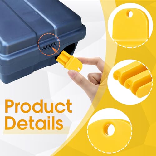 2 Pack Key Compatible with Protecta Evo Express,Bright Yellow - color: Bright Yellow