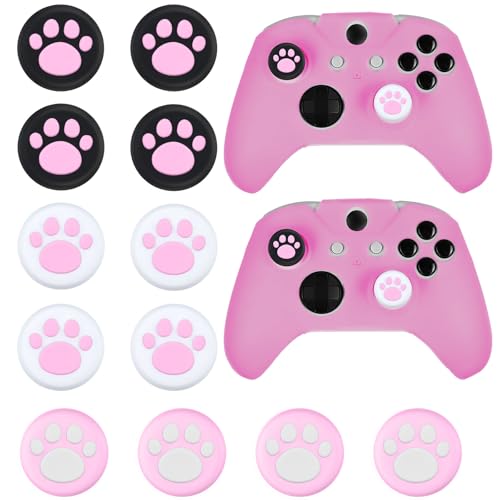 Chalyna 14 Pcs Silicone Controller Skins Compatible with Xbox One