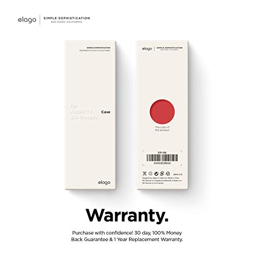 elago R3 Protective Case for Apple TV 4K Siri Remote 1st Generation - color: Red