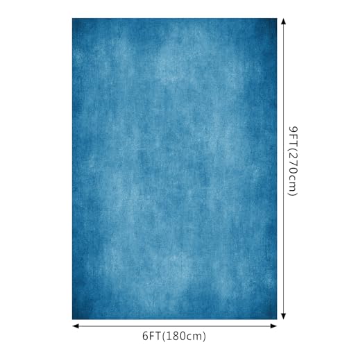 Blue Photo Backdrop Studio Abstract Texture Photography Background 6x9ft - color: Blue, size: 6x9ft