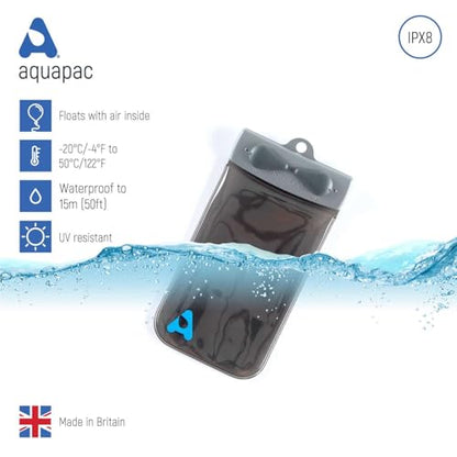 Aquapac Keymaster+ – Waterproof Stash Case for Keys, Cards & Cash, Grey - color: Grey, size: Keymaster +