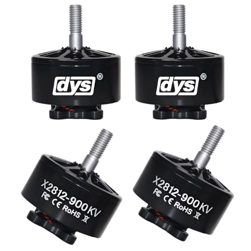 DYS 4pcs X2812 900KV 1115KV Brushless Motor 6S for 7inch Long Range FPV Racing Drone Freestyle FPV Drone Quadcopter Motor (X2812 900KV 4PCS)