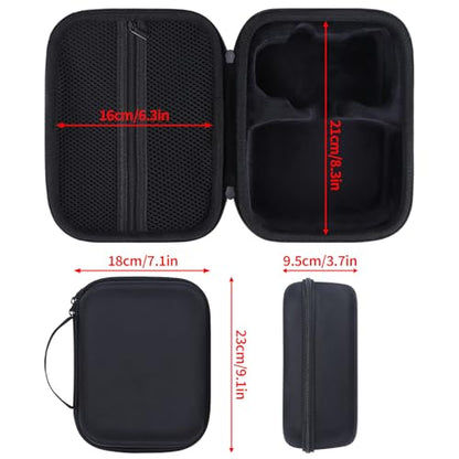 Storage Case Compatible with DJI Mini 4K Drone Accessories, with Propeller Protectors and Control Stick Cover (Black) - color: Black