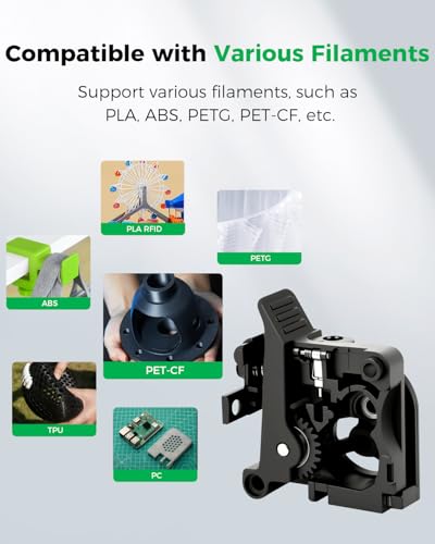 Creality Official K2 Plus Extruder Front Cover, Support 1.75mm Filament, Extruder Part Replacement for 3D Printer K2 Plus Combo, K2 Pro, K2 - style: For K2/K2Pro/K2Plus - Front Cover
