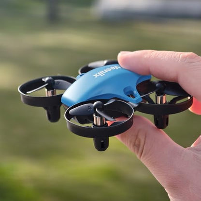 Veeniix V995 Mini Drones for Kids and Beginners,Indoor RC Quadcopter,Small Helicopter Plane with 3D Flips,360° Rotation,Circle Fly,Auto Hover,Headless Mode and 3 Batteries,Gift for Boys and Girls - style: Super Blue