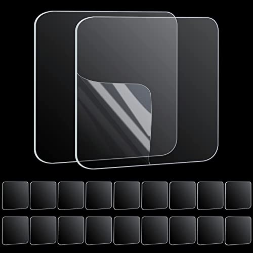 20PCS Large Double Sided Adhesive Pads for Mounting,2.4in - size: 20 Pieces - Square (2.36 inch x 2.36 inch)