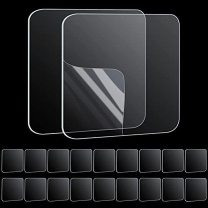 20PCS Large Double Sided Adhesive Pads for Mounting,2.4in - size: 20 Pieces - Square (2.36 inch x 2.36 inch)
