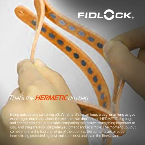 FIDLOCK Hermetic Dry Bag Flexible Magnetic Bag, Multi, Transparent Petrol - color: Transparent Petrol, size: Multi