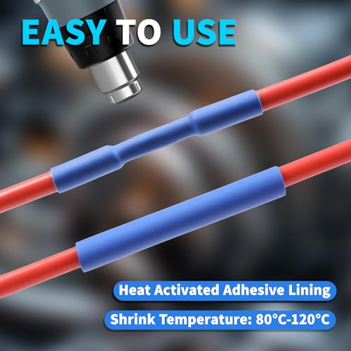 1-1/4" 3:1 Large Heat Shrink Tubing Dual Wall Adhesive Lined Shrink Wrap Tubing Insulation Sealing Waterproof Oil-Proof Anti-Friction (Black, 6.5ft) - color: Black, size: 30mm(1-1/4")-6.5ft