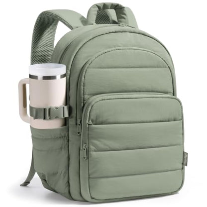 Bagstellar Laptop Backpack for Women, Lightweight College Travel Backpack - color: Sage Green