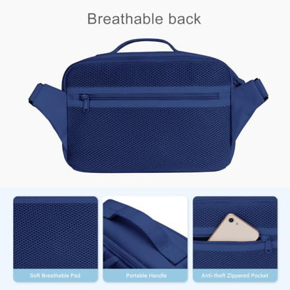 MOSISO Camera Shoulder Bag Camera Case Crossbody Sling Purse, Navy Blue - color: Navy Blue