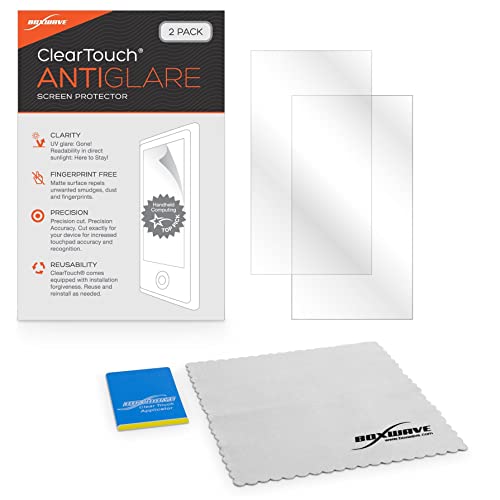 BoxWave Screen Protector Compatible with DJI Smart Controller - ClearTouch Anti-Glare (2-Pack), Anti-Fingerprint Matte Film Skin