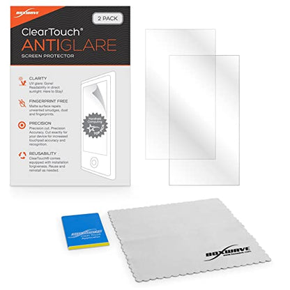 BoxWave Screen Protector Compatible with DJI Smart Controller - ClearTouch Anti-Glare (2-Pack), Anti-Fingerprint Matte Film Skin