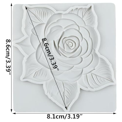 Rose Flower Silicone Mold Rose Flower Polymer Clay Molds - color: Style F