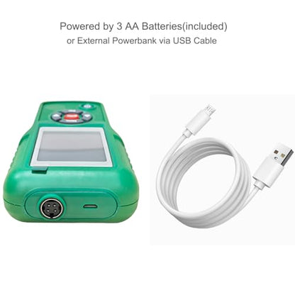 Professional Hot Wire Anemometer – Wind Speed Meter & Air Flow Measurement for HVAC, Measures CFM/CMM, Temperature (℃/℉), Ventilation Ducts, Fans | Auto-Off & Backlit LCD Display