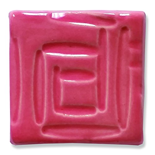 Speedball 002015 Stoneware Glaze, Pink, 16 oz - color: Pink