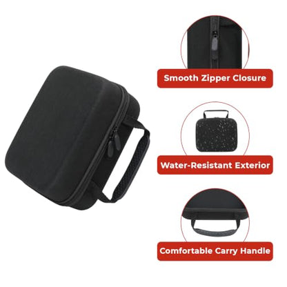 EVA Hard Storage Case 8 x 6.3 x 1.8 in Custom Foam for Camera & Electronics - size: 8 x 6.3 x 1.8 in