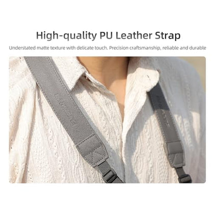 Neck Strap Lanyard Compatible for DJI RC Plus 2/1,PU Leather Neck Shoulder Strap with Buckle Lanyards for RC Plus 2/1 Remote Control with Screen Accessories