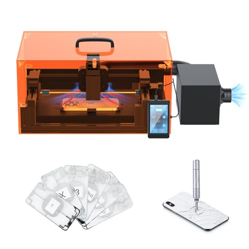 V9 Ultra Laser Machine for iPhone 8-17 Series Back Glass Replacement, Cell Phone Repair Laser Safely, Auto-Focus Laser Seperator Engraving Machine with Air Filter and Phone Repair Tools