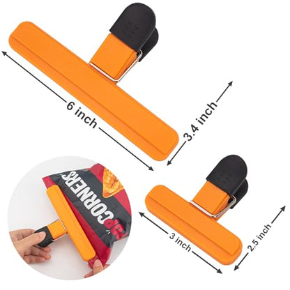 11Pcs Chip Bag Clips, Heavy Duty Sealing Clip - size: 11 Pieces (6 × Large, 5 × Small)