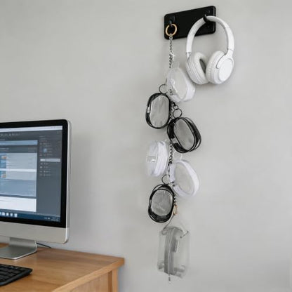 Storage Pouchs,Storage of electronic items,Storage of small items，Hanging storage bag,Entrance storage bag,(6+1) Pack,Daily or Travel to Keep Small Items