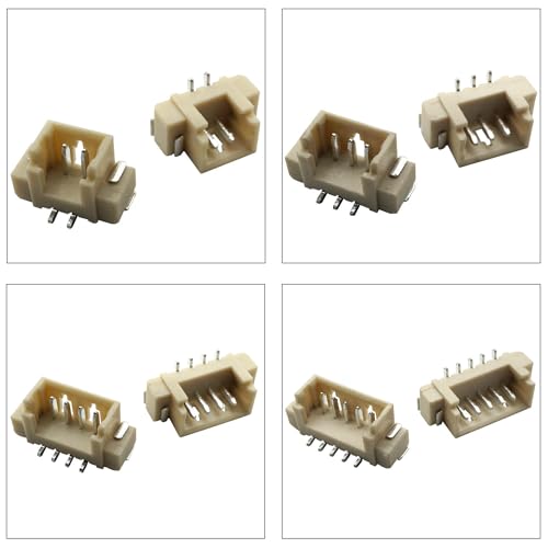 Compatible with Molex 1.25mm Pitch PicoBlade PCB Header Vertical Surface Mount 2 3 4 5 6 7 8 9 10 12 Circuits (TC-MX-1.25mm-SMT-VER) - size: Surface Mount-Vertical