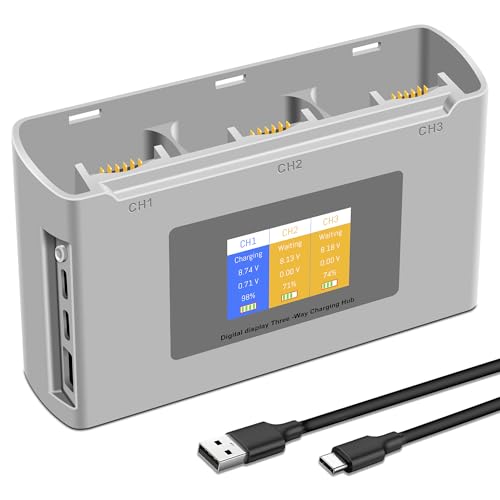 Mini 2 Battery 3-Channel Charger Two-Way Charging Hub for DJI Mini SE SE 4K