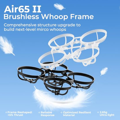 BETAFPV 2pcs Air65 II Whoop Frame Kit for 1S Racing Drone - Black & White