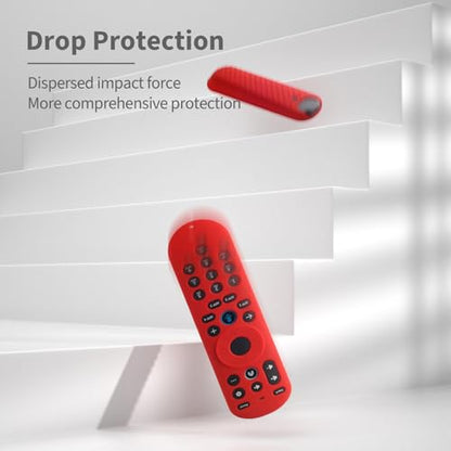 Silicone Cover for Xumo TV Remote Control RC3401/PR1,Anti Slip Sleeve Case for Pioneer Xfinity Spectrum Element Remote with Lanyard(Blue) - color: Blue
