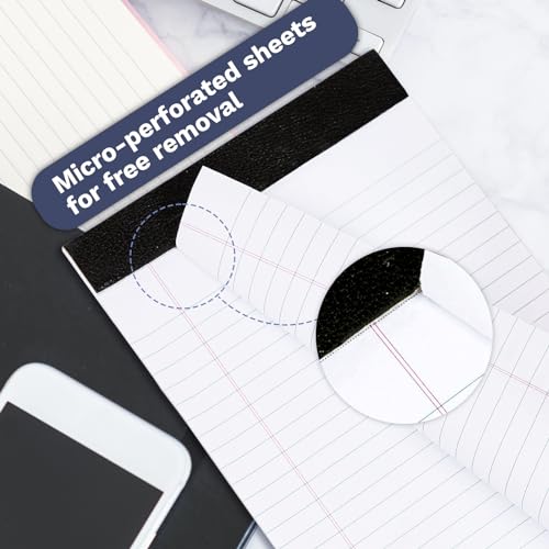 Goefun Note Pads 5x8 12 PCS, Small Legal Pads White-30 Sheets Per Notepad - color: white, size: 5x8