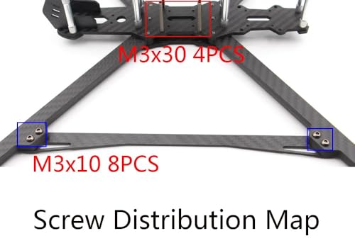 MARK4 V2 10inch 425mm Carbon Fiber Frame Compatible 3115 Motor 1050 Propeller for RC FPV Freestyle Long Range Drone DIY Parts (1PC MARK4 V2 10inch)