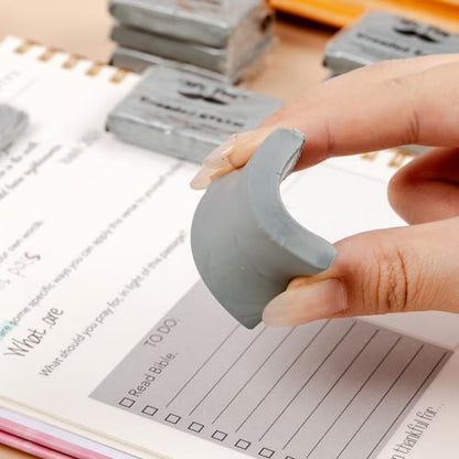 Mr. Pen- Kneaded Erasers, 1.37" x 1.7", 24 Pack, Gray - color: Gray, size: 24 Pack, 1.7" x 1.37"