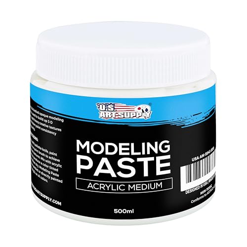 U.S. Art Supply Acrylic Modeling Paste - 16.9oz (500ml)