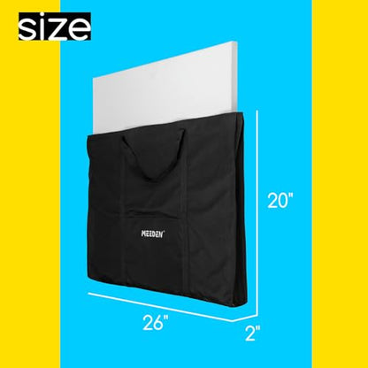 MEEDEN Art Portfolio Bag: 20 x 26 Inch Black Canvas Portfolio Case - size: 20"x 26"
