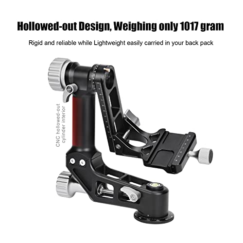SUNWAYFOTO GH-02 Gimbal Head Aluminum Load 66 lbs(30 Kgs