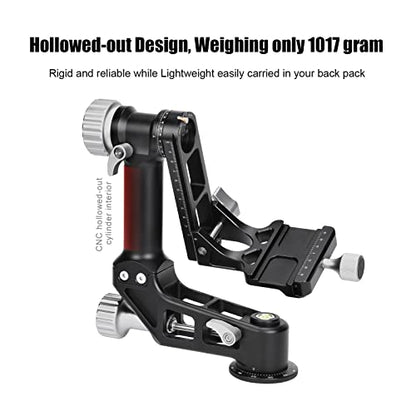 SUNWAYFOTO GH-02 Gimbal Head Aluminum Load 66 lbs(30 Kgs