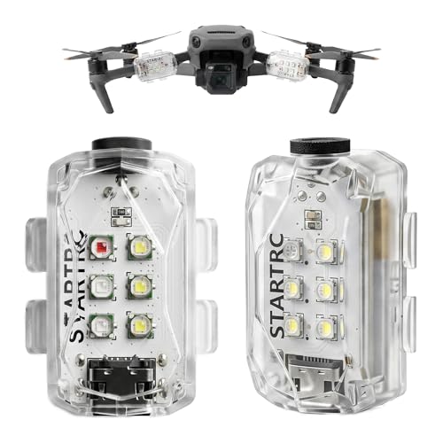 (2pcs) Drone Strobe Light, Anti-Collision LED Signal Light for Drones, Night Flying Visibility Drone LED Light - size: 2pcs