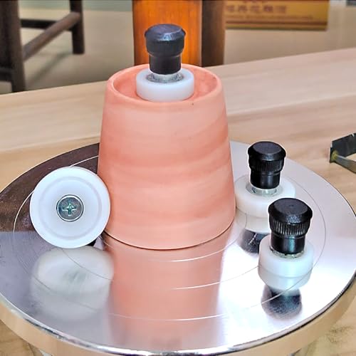 ZORZA 4Pcs Pottery Wheel Trimming Tools Little Spinners for Clay Finishing
