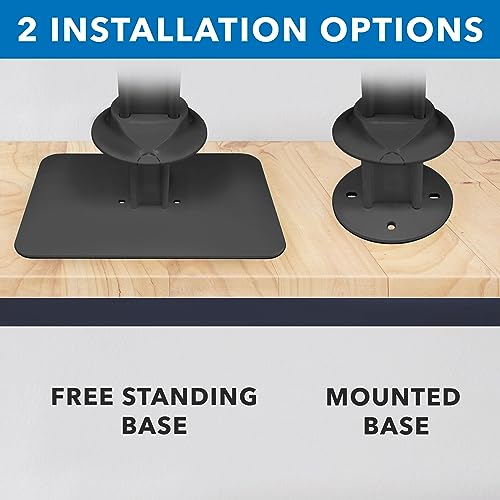 Mount-It! iPad Kiosk Stand, Anti-Theft Steel Countertop Enclosure, Black - color: Black
