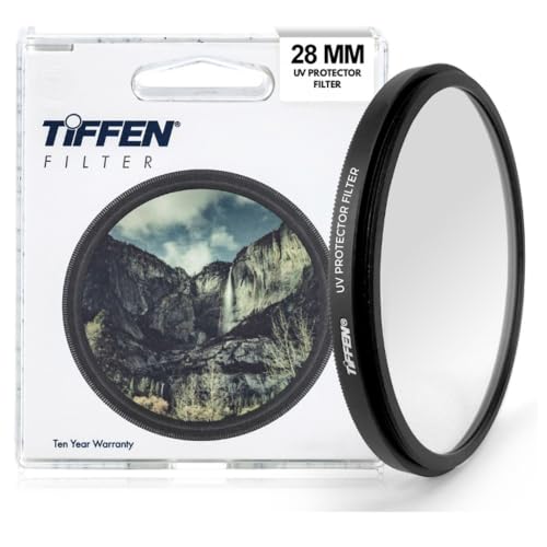 Tiffen 28mm UV Protector Filter 28mm Lens Filter Impact & Scratch Resistant - size: 28mm